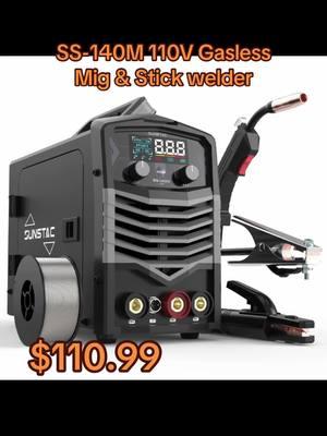 #HLSWelding #sunstac SS-140M #110V #GaslessMIg #stick #welder #migwelder #stickwelder #tigwelder #tig #welding #shop #garage #farm #Home #smallshop #christmas #christmasgift #gift #TikTokShop #shop #shoptiktok #awsome #awsomeproduct #tiktokproduct #buynow #buy #buynow #buyit #tryit #foryoupage #fup #viral #viralvideo #tiktokshopvideo #tiktokshopcustomers #tiktokviral #PerfectGiftforYourChild #PerfectGift #greatgift #cibermonday #buynow #buyit 