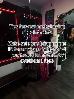 Things you should know before your piercing appointment @InkHouse Tattoos #viethepiercer 🌟 #morenovalley #bodypiercings #piercing #appointments #tips #before #needtoknow #mustknow #fyp #trending 