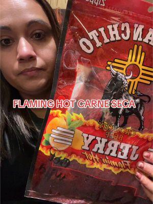 Tratando nuevo sabor de carne seca‼️ #tastetest #carne #carneseca #flaminghot #beefjerky