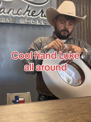 Lets shape a cool hand luke for Mr.Pete!  @Bailey Hat Company RCA 10x silverbelly  #hats #hatshop #hatstore #cowboyhats #felthat #hatshaper #hatshaping #baileyhats 