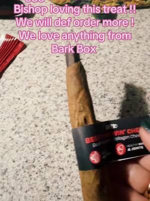 I loke to add that he loved it but somehow that video got erased ! And i thought already posted ugh ! Ashtons operation had my brain all messed up ! @Shop BARK sorry for the lost and late post !! He loved it and we will be ordering more ! #dogtreat #dogtreats #dogbones #barkbox #barkboxtreats 