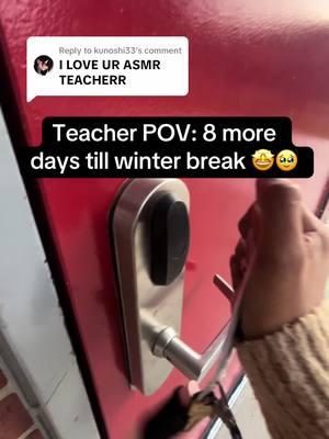 Replying to @kunoshi33 aww thank you 🥹#asmr #teachermorning #teacherdayinthelife #teacherasmr #officeasmr #trending #teachersoftiktok #middleschoolteacher #teacherlife #teacherpositivity 