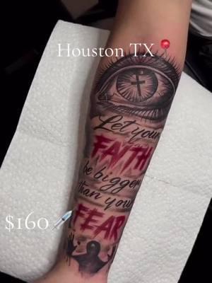 Yall think he got a deal?💉💕#femaletattooartist #htx #halfsleeve 