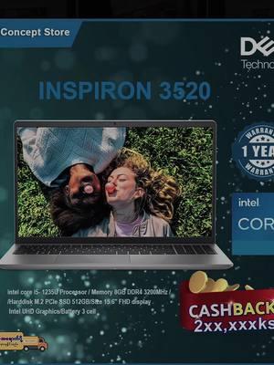 # Inspiron 3520(i5)12thgen #12.12.2024 Promotion တစ်ရက်ထဲသားရမယ့် Cashback 20xxxxကျော်​ရမယ့် Model လေးဒီနေ့တစ်ရက်ထဲသာရမယ့်အခွင့်အရေးလေးနော်#Dell #popular #dellconceptstore #2024 