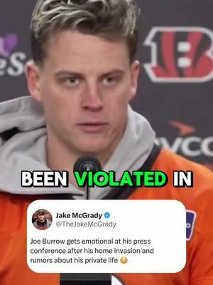 Joe Burrow’s emotional press conference after home invasion 😳 (via @Cincinnati Bengals) #joeburrow #oliviaponton #bengals #joeburrowedit #joeburrowedits #joeburrow9 #joeburrowtiktok #burrow #whodey #whodeynation #bengalsfootball #bengalsnation #cincinnatibengals #gobengals #nfl #nflfootball #nfltiktok #nfltok #nflmemes #nflfunny #nflfunnymoments #nflfan #nflfans #nflfyp #jakemcgrady 