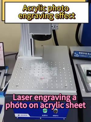 Laser marking machine is marking acrylic photo. #acrylicproducts#laseracrylic#uvlaser#uvlasermarking#uvlasermarkingmachine#laserengrave#markingmachine#lasermarkingmachine#lasermarkingmachinefactory#lasermarkingmachineforsale#lasermarking#lasermarker#lasermarked