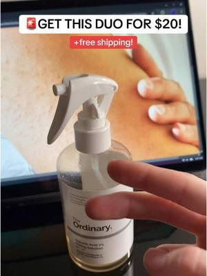 Free shipping is back on The Ordinary glycolic acid!!! #theordinary #theordinaryglycolicacid #glycolicacid #holidayhaul #holidayhaul #glycolicacid #TikTokShop #clearskin #acne #hyperpigmentation #darkspots 