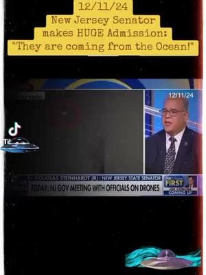 New Jerseys Senator Makes HUGE Admission: "They are coming from the ocean!" For Educational Purposes ONLY. #drones #drone #newjersey #newjerseysenator #senator #newjerseydrones #breakingnews #importantinformation #attentionplease #watchthis #checkitout #checkthisout #listentothis #wtfisgoingon #whatsgoingon #whatishappening #whatshappening #fy #fyp #foryou #foryoupage #ufo #ufos #uap #uaps #extraterrestrial #et #ourocean #ocean #sea #thesea #theocean #oursea #news #newsreport #listenup #chrissmith #repchrissmith #121124 #december12th2024 