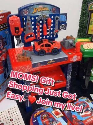 Thanks for Stopping By my live! Moms, shopping for gifts just got easier! The Spider-Man Tool Bench Playset is perfect for kids 3 to 8, with 84 pieces that spark creativity. It’s affordable, fun, and with expedited shipping, it’ll be here in time for the holidays. Click the cart down below in the bottom left to shop now! #MomApproved #HolidayShoppingMadeEasy #CreativeToys #DIYPlay #SpiderManToys