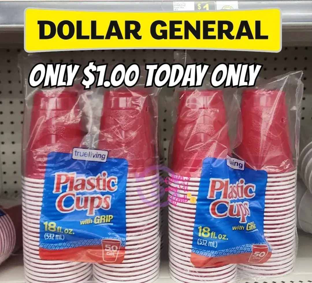 $1.00 True Living 50ct Cups Today Only 12/12 🥤At Dollar General! Hit The ❤️ Button  True Living 50ct Cups $2.00 $1.00/1 DG Digital Coupon =$1.00 #dgdeals #dollargeneraldeals #dollargenralcouponing #onedayonly  #cheapie #couponers #couponerdeals  #couponfamily #couponersoftiktok 