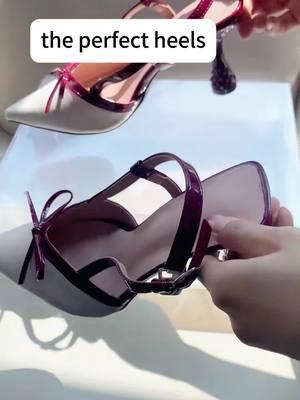 girl .... just go literally just do it 😍😍 theres only 11 left!!…#tiktokshopfinds #tiktokfinds #tiktokshopheels #christmasheels #burgundyheels #kittenheels #goodforyou #foryou 