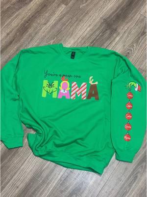 #meanone #mama #grinch #grinchymama #youreameanonemrgrinch #youreameanone #grinchy #feelinggrinchy #christmas #chriatmastime #christmasseason #whoville #cindylouwho #mrgrinch #hecticmommaprinting #fyp #thepaisleyalligator #howtowithhails 