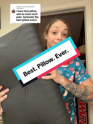 Replying to @shannawest3 BEST. PILLOW. EVER! No more neck pain ❤️‍🩹😭 #memoryfoampillow #nomoreneckpain #bestpillow #womenover30 #chiarimalformation #sleeptight #tiktokshopholidayhaul #tiktokshopfinds #SelfCare #MomsofTikTok 