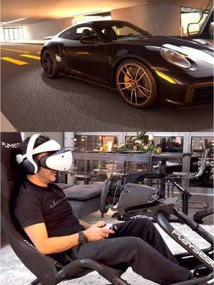 Porsche perfeito 🤩🤩 #gamingroom #steeringwheel #setupgaming #racinggames #vr #granturismo7 