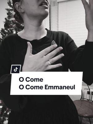 O Come, O Come Emmanuel 🤍 one of my favorite Christmas songs on Day Twelve of my countdown to Christmas! ❤️🎄 #ForKingAndCountry #OComeOComeEmmanuel #merrychristmas #Christmas2024 #Christmas #ASL #Interpreting #signlanguage #Interpreter #interpretersoftiktok #christiantiktok #_alicia_katherine_ #foryoupage 