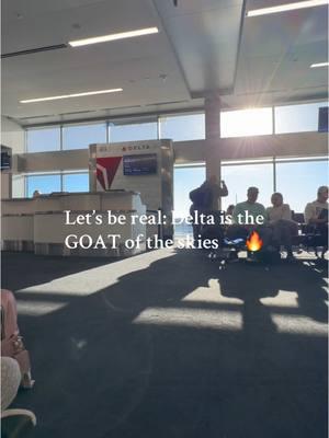 @delta really said we don’t fly we elevate ❤️✈️ #deltaairlines #delta #goat #travelonabudget #keytotravel #fypシ #relatable #trend #Lifestyle #traveltipsandhacks #travellife #travelthings #airport #travelgirly #airportsecuritydiaries 