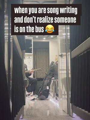 When you are song writing on FaceTime with @timgodfreyworld but don’t realize @mariagabalarcon is on the bus. 😂 #jesus #worship #song #songwriter #songwriting #tourbus #songwriters #christian #christiansongs #christiansong #christianmusic #worship #worshipsongs #worshipsong #worshipleader #worshipmusic #gospel #gospelmusic #gospelsongs #church #touring #singer #acoustic #acousticguitar @bourgeois_guitars 