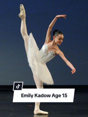 YAGP 2008 Bronze Medalist Emily Kadow only Age 15 blows us away with her control and elegance! #yagp #fyp #foryou #viral #ballet #ballettok #dance #dancer #dancechallenge #balletflex #sfb #yagpfinals #throwback #tbt #dancemoms #balletcore 