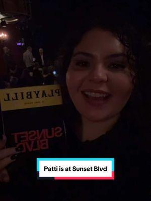 Patti Lupone is at Sunset Blvd on Broadway! Thank you @Madison Kopie for the proof! #greenscreen #pattilupone #broadway #sunsetblvd 