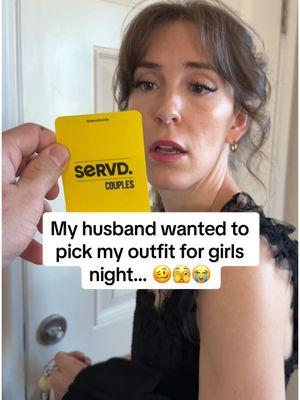 No because I should’ve known something was up the second he came in saying “what are you doinnnn?” 🥴 @SERVDCARDS #servdcards #servdpartner #couplesgame  