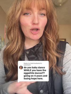 Replying to @itsbritneibetch great question! You want to be baby dancing every other day throughout your fertile window!  #fertility #ttc #tryingtoconcieve #ttctiktok #ttcnaturally #cervicalmucus 