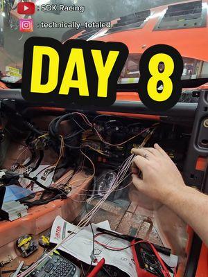 Locked in: Day 8 oh yeah, it's all coming together #fordfocus #trackcar #sdkracing #technicallytotaled 