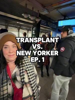 Are you Team Transplant or Team New Yorker on this one? #nyclife #transplant #newyorker #ep1 #newseries 