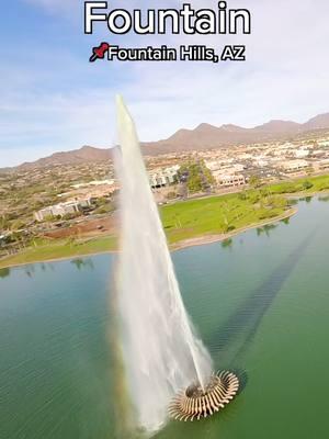 The fountain is 10 feet taller than Notre Dame Cathedral, 110 feet higher than the Great Pyramid of Cheops in Egypt, and three times as high as Old Faithful in Yellowstone Park! #abc15 #arizona #fountainhills #fountain