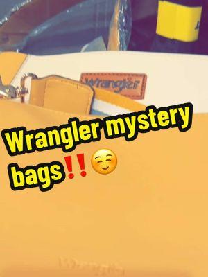 Wrangler mystery bags  they are beautiful! #w#wranglerp#pursef#foryoupagew#wranglermysterybagf#fypf#foryoupages#supriset#TikTokShopm#mysterybox