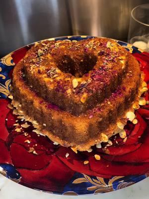 Baking homemade rose almond cake  #almondcake #homemade #pakistani #EasyRecipes #desi