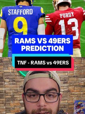 Rams vs 49ers prediction and pick on Thursday Night Football #rams #49ers #nflpicks #nfl #bettingtips #sportsbetting #freepicks #betting 