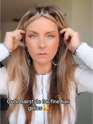 Easy and cute hairstyle for fine hair or if you don’t like your hairline 🥰 @Arvazallia #hairtok #hairstyle #finehairstyles #arvazalliaambassador 