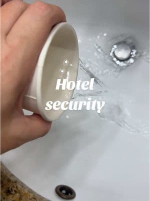 This will make your stay in the hotel safe! traps on the door and washing the coffee machine beforehand is very important! #safety #momlife #safetyfirst #MomsofTikTok #hotels 