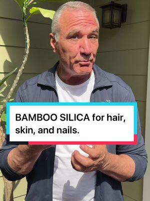 Replying to @Ria BAMBOO SILICA for hair, skin, and nails. #bamboo #silica #hairskinnails #herbalist 