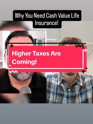 Why do you need #cashvaluelifeinsurance plans? To protect your #money from rising income taxes! A max funded #lifeinsurance plan is one of the few assets that allows you to transfer large amounts of money to the future #taxfree So even if taxed are higher in the future, you can access funds from your life insurance complete tax free. This is critically important given the economic conditions of our nation. Taxes will be higher in the future to prevent national bankruptcy. There's no way around the math! If you want to protect your money from rising income taxes, comment "money" below! I'll help you find out if an #indexeduniversallife plan will be a good fit! #financialliteracy #wealthymindset #compoundinterest #taxfreeretirement #generationalwealth #safemoney Want more tax free money in retirement?