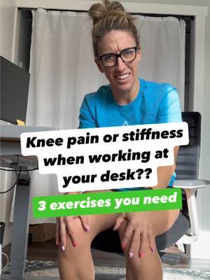 Are you sitting right now?  It is so important to keep your joints, particularly your knees, moving when you’re sitting for a while- no matter your age, if you have arthritis or if you have joint pain ☝🏽 Your knees can get stiff and can begin to contribute to pain, altered movement and could also increase the chance of injury 🫠 But GOOD NEWS! 🙌🏼 Here are 3️⃣ very simple exercises if you are a desk worker or find yourself sitting for prolonged periods of time to help save your knees!  Completing a few repetitions every 1-2 hours can be a great place to start. If stiffness sets in quicker for you, you can make them more frequent ✨ Send this to someone who could use a reminder or tag them below 👀👀👀 Here’s to healthy knees ✅ #kneepain #kneeexercises #knee #knees #kneerehab #stiffknees #osteoarthritis #arthritis #kneepainrelief #kneepainexercises #physicaltherapist #physicaltherapy #kneestrengthening  Not medical advice. Try at your own risk. 