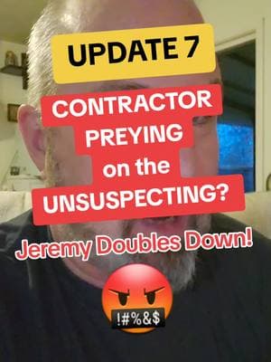 Jeremy Sager of JKS Home Improvement has just gotten worse. @Mainecoondad @rooferjosh #jkshomeimprovement #jeremysager #contractorsoftiktok #contractor #homeinspection #homeinspectionhorrors #contractorpreying 