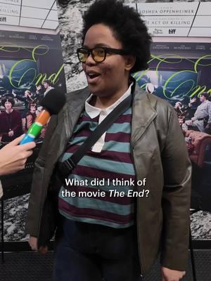 Letterboxd members react to Joshua Oppenheimer’s The End 🍿  At a members’ screening of The End at the Angelika Film Center in NYC, members share their thoughts after watching the film.  The End is now playing in select theaters via @neonrated. #letterboxd#fyp#movies #screening #joshuaoppenheimer #theend #tildaswinton #angelikafilmcenter #nyc