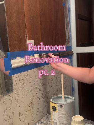 its already looking so much better!  #bathroommakeover #renovation #DIY #diyproject #37weeks #nesting #bathroomdemo #demo #renovationproject #part2 