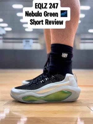 EQLZ 247 “Nebula Green” On Feet & In Hand Looks - Short Review . If you’ve played in the EQLZ 247, what are your thoughts on them? . @EQLZ  . #eqlz247 #nebula #sneakers #sneakerhead #sneakerheads #basketball #basketballshoes #shoes #kotd #kicks #sneakrtweakr #nike #jordan #converse #adidas #fearofgod #yeezy #puma #newbalance #underarmour #curry #reebok #skechers #moolah #and1 #lining #wayofwade #361 #361sport #eqlz #seriousplayeronly #spo #anta #rigorer #peak #shorts #reels #fy #fyp #fypage #foryou #foryoupage