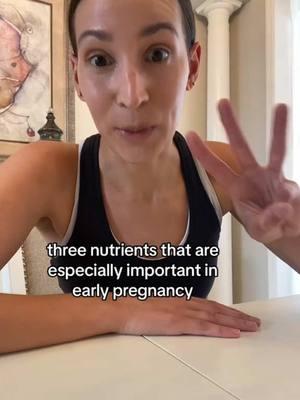 ✨ 3 Essential Nutrients for Early Pregnancy ✨ Your body is working hard to support your growing baby, and these nutrients are key to laying a strong foundation in those early weeks: 🌞 Vitamin D: Plays a vital role in implantation, supports immune health, and strong bones 🥬 Folate: Crucial for baby’s neural tube development (start before pregnancy if possible!) 🧂 Iodine: Supports baby’s brain and thyroid development Make sure you’re getting enough of these essentials! Save this post as a reminder and tag a mama-to-be who’d find it helpful 💕 #firsttrimester #prenataldietitian #pregnancynutrition #healthypregnancy #healthypregnancyeating 