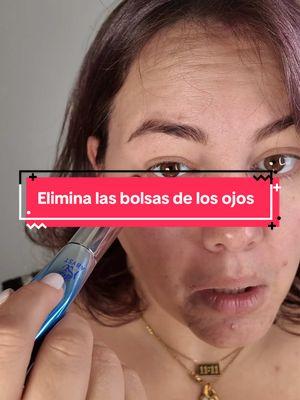 Elimina las bolsas de los ojos con este masajeador de ojos 🤍🥹 esta increible #bolsasenlosojos #eliminabolsasdelosojos #ojeras #bolsasenlosojos 