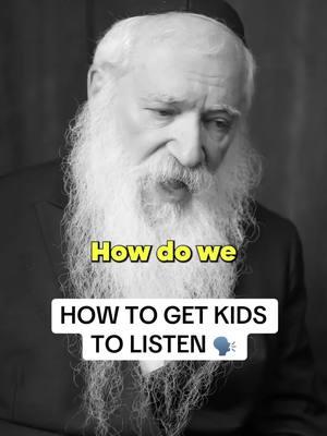 How to get kids to listen. #rabbimanisfriedman  #parenting #parentingtips #parentsoftiktok #parentinghacks #fyp #foryou 