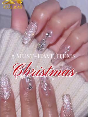 🎁 5 must-have items for this holiday from CLLAM NAIL SUPPLY  🎄Part 4: 3D Sculpting Gel / Clear Multi-Function Gel /5in1  ✨Transparency: Translucent no-wipe formula, allowing for versatile use with various nail colors & designs ✨Multi-functions: Top Coat, Builder Gel, 3D Gel, Adheisive Glue, Rhinstone Glue ✨Require UV/LED light to set & harden properly 💕Order online is available at Cllamsupply.com #acrylicnails #nailsdesign #nailsjunkie #nailsglam #nailsnailsnails #ombrenails #nailsart #vietnails #bronxnails #sparklenails #nailsfashion #nailsflorida #nailsofinstagram #nailspromote #superynails #cllamsupply #christine_lam #cl #blackfriday #christmasnails #christmasnailsart