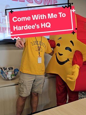 Visiting the Hardee's headquarters was the best time and I'm even more jealous now that I don't live close to a @Hardee’s anymore! What's your go-to Hardee's order? #fastfood #hardees #fastfoodlife #foodtasting #biscuits #Biscuit #eating #FoodTok #food #getinmybelly 