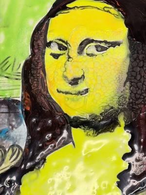 A puffy mona lisa drawing #puffy #art #drawing #monalisa #puffypaint 