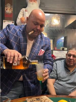 Nothing better during the holidays than a beautiful smoked old fashioned from the legend himself! A couple smokes along the way and that’s a merry Christmas!  #smoked #smokedcocktails #oldfashioned #oldfashionedcocktail #smokeddrinks #bourbon #cigar #cigars #cigarafficionado #cigarlounge #cigartok #cigartiktok #longisland #longislandny 