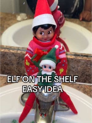 Elf on the shelf Easy Idea : SPRINKLES 🌈#elfontheshelf #elfontheshelfideas #elvesoftiktok #elvesontheshelves #christmascountdown   #parentsoftiktok 