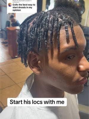 Replying to @Dymeek London starterl locs #locs #coils #twostrandtwist #ropetwist #starterlocs