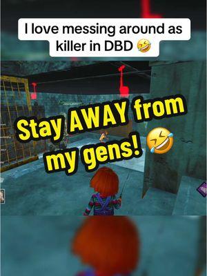 Stay away from my gens and I’ll be cool 🤣 #dbd #dbdtiktok #dbdclips #dbdsurvivor #dbdkiller #deadbydaylight #deadbydaylightmoments 